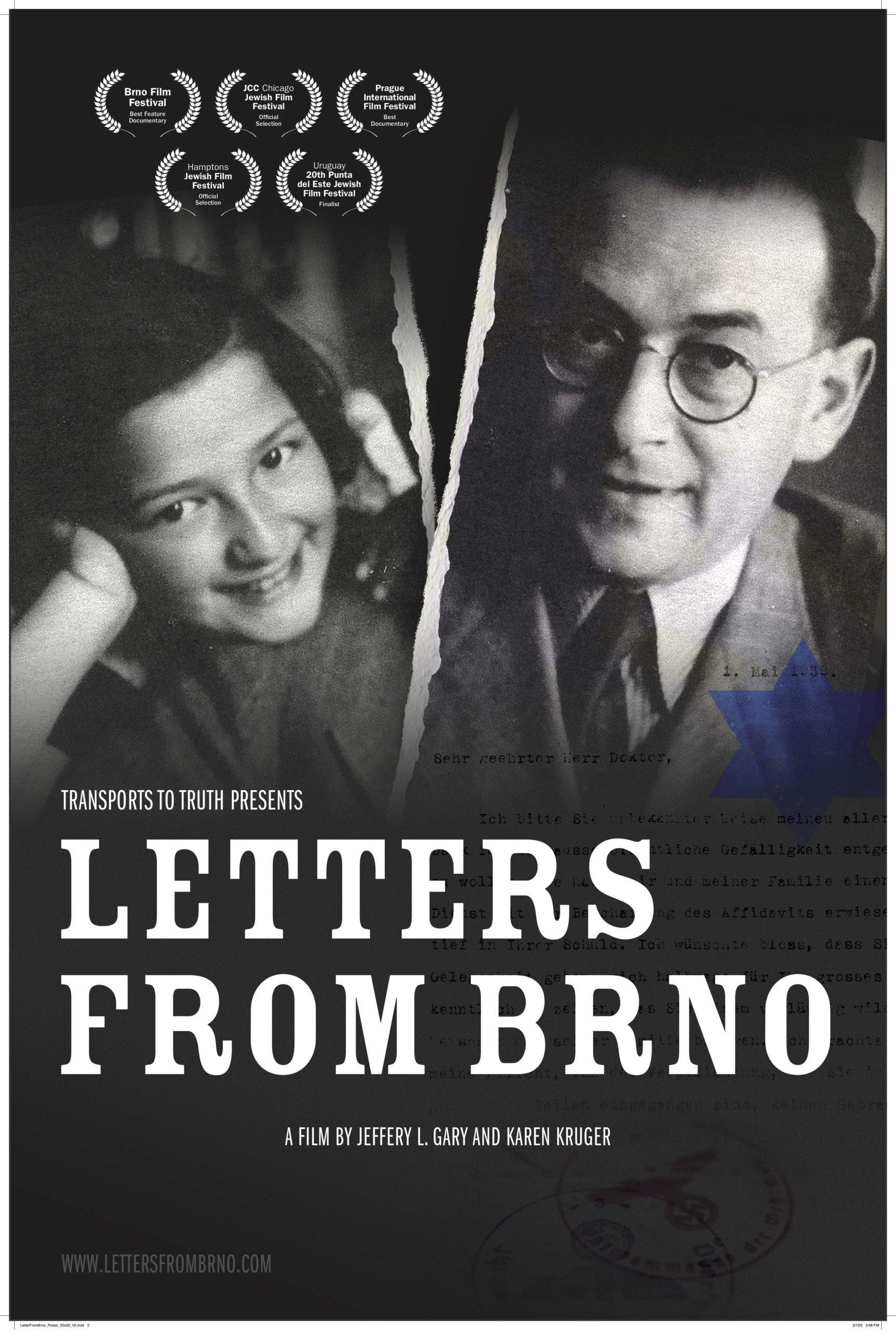 Screening of Letters From Brno and Discussion with Producer and Writer Karen Kruger