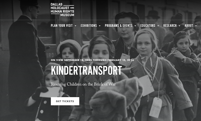 Kindertransport - Rescuing Children on the Brink of War Exhibit at the Dallas Holocaust and Human Rights Museum